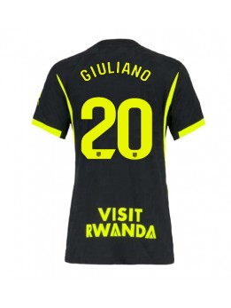 Ženski Nogometna dresi replika Atletico Madrid Giuliano Simeone #20 Gostujoči 2026-27 Kratek rokav Ženski Nogometna dresi replika Atletico Madrid Giuliano Simeone #20 Gostujoči 2026-27 Kratek rokav